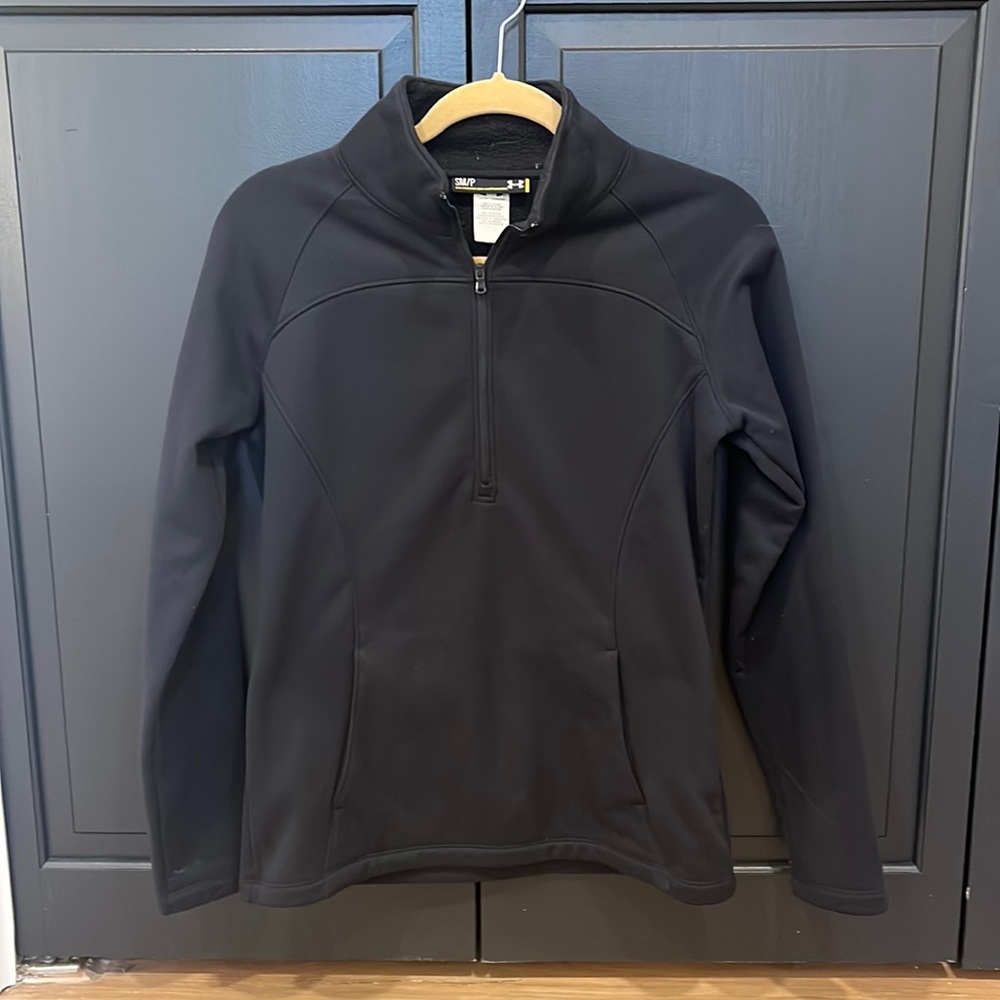 Black under armor quarter zip
